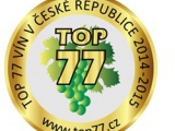 Tři ocenění TOP 77 vín České republiky pro naše vína